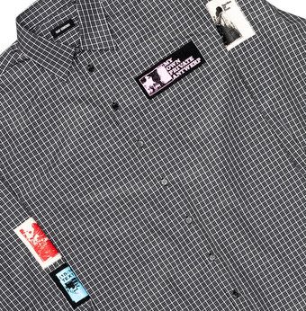 Buy Raf Simons Punk Patch Checkered Shirt 'Black/White' - 201 293