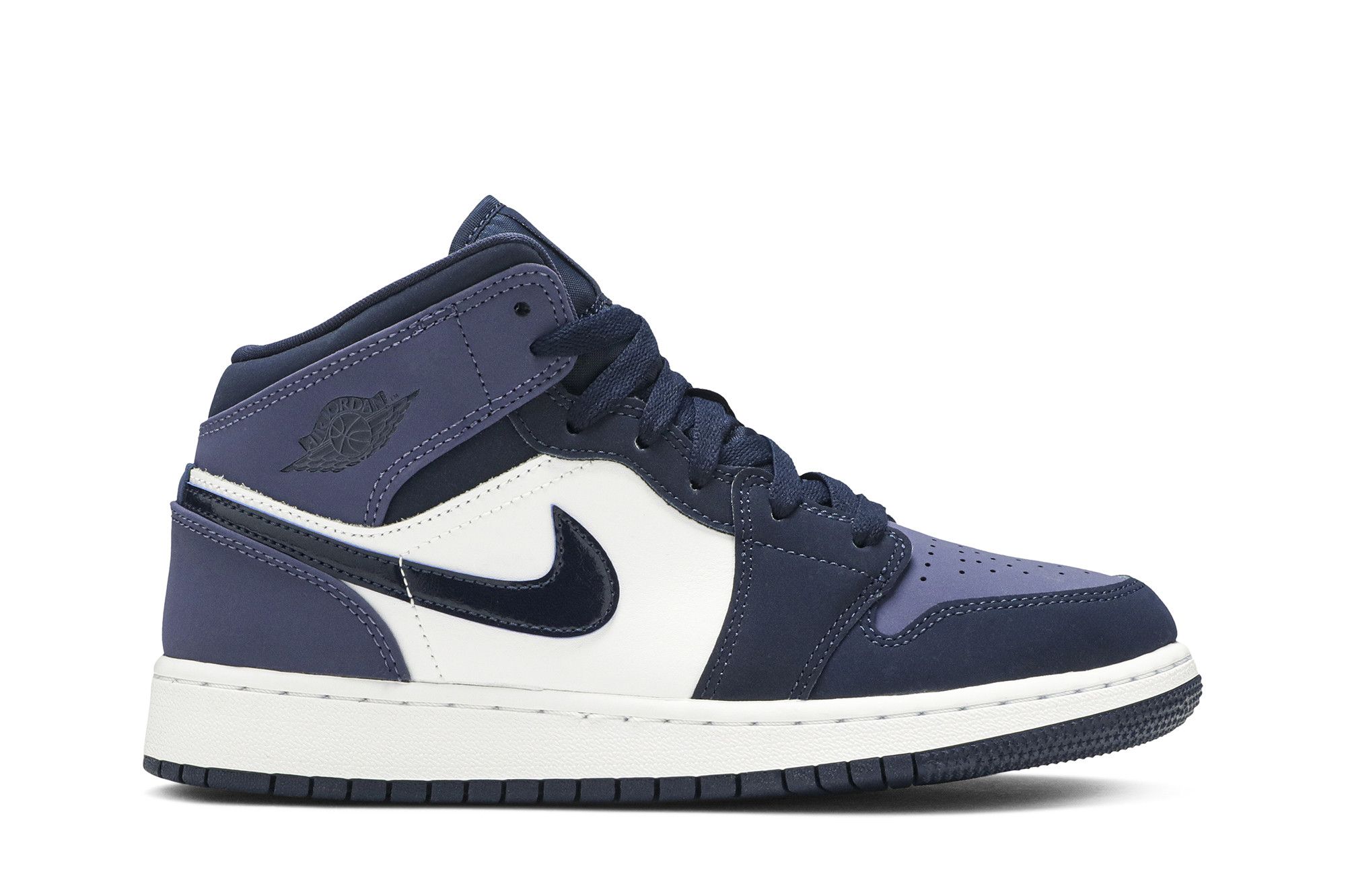Pre-owned Air Jordan 1 Mid Gs 'sanded Purple'