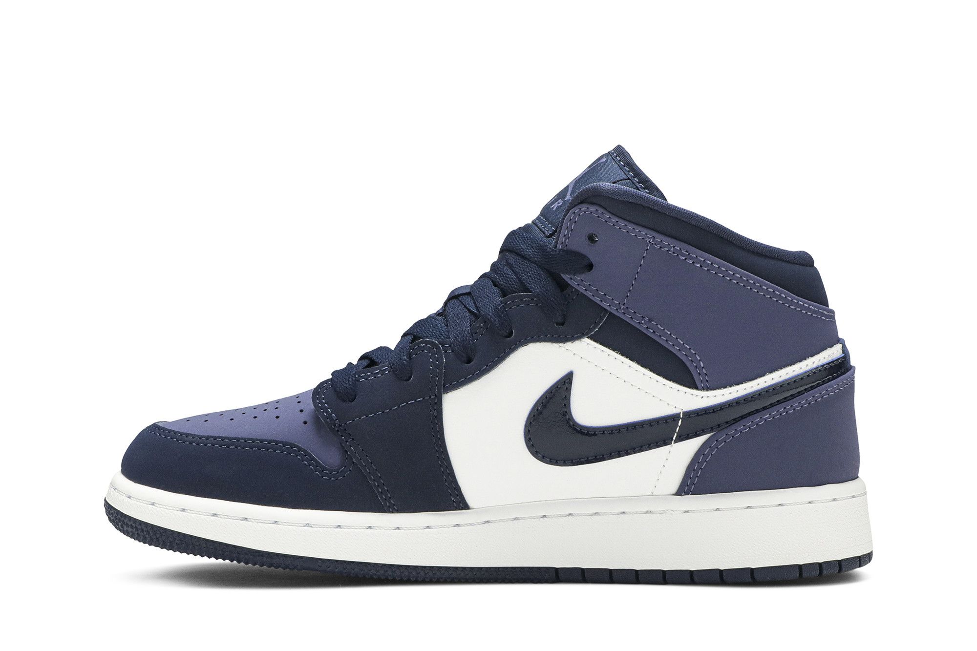 Pre-owned Air Jordan 1 Mid Gs 'sanded Purple'