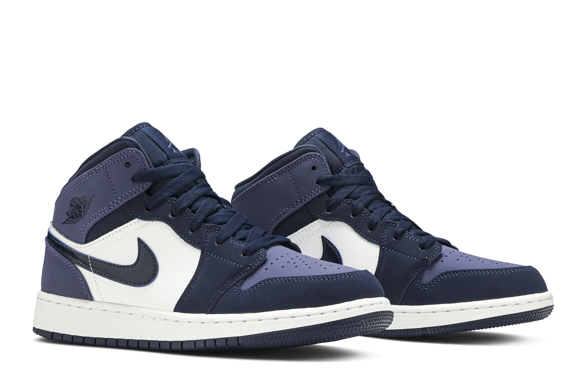 Pre-owned Air Jordan 1 Mid Gs 'sanded Purple'