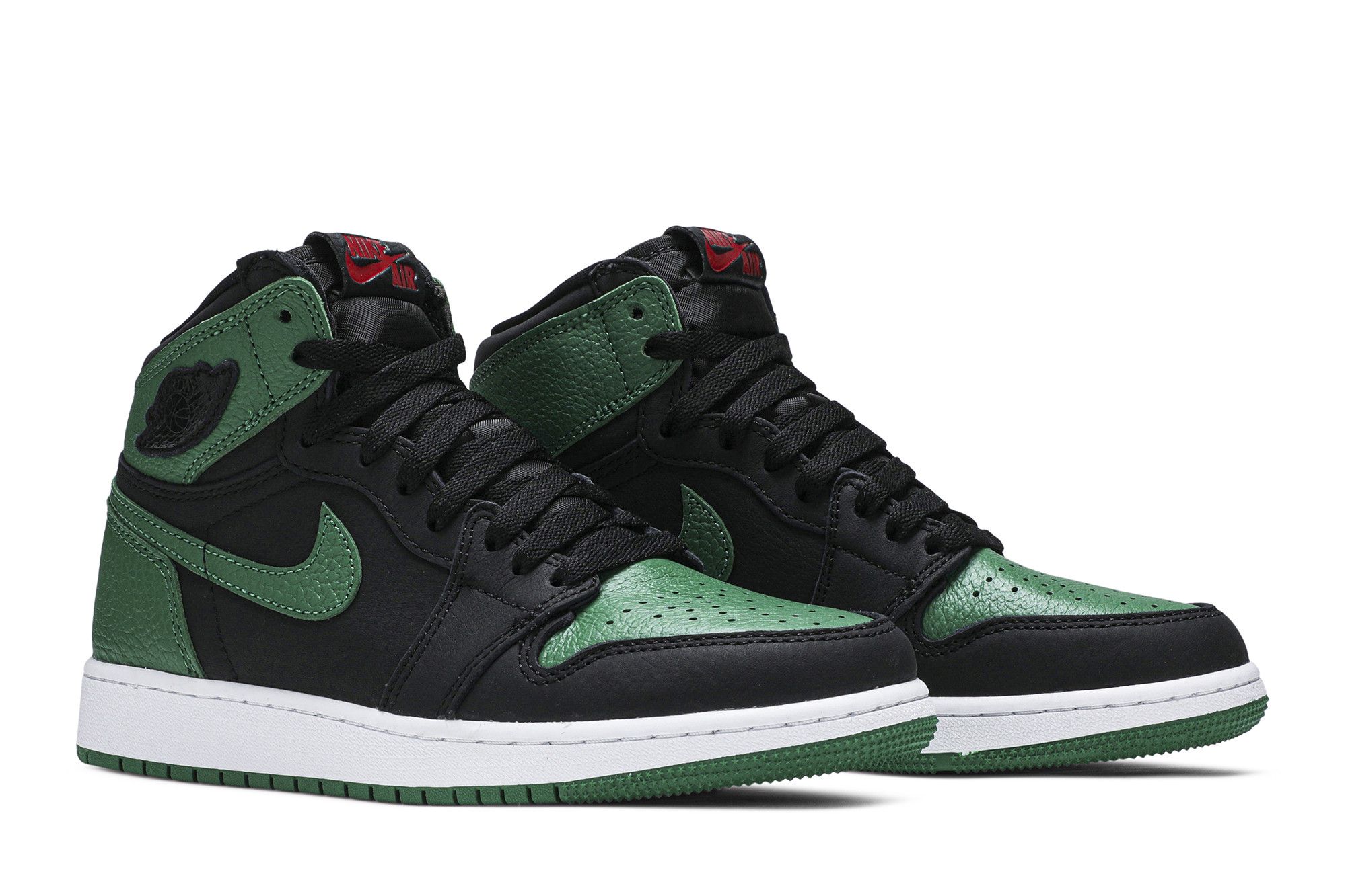 Pre-owned Air Jordan 1 Retro High Og Gs 'pine Green 2.0'