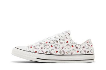 Converse hello hotsell kitty low top