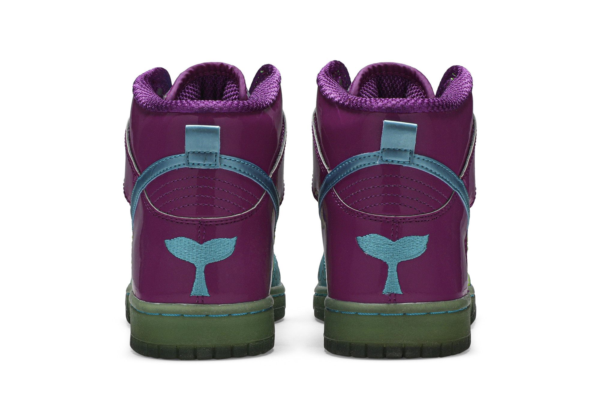 Pre-owned Nike Wmns Dunk High Skinny 'doernbecher' In Purple