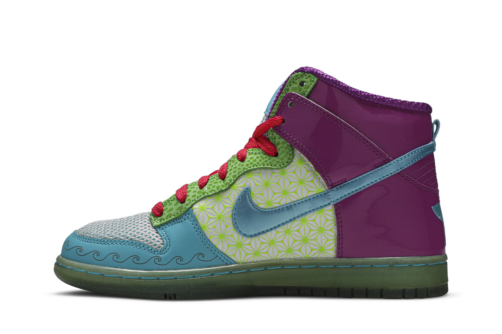 Pre-owned Nike Wmns Dunk High Skinny 'doernbecher' In Purple