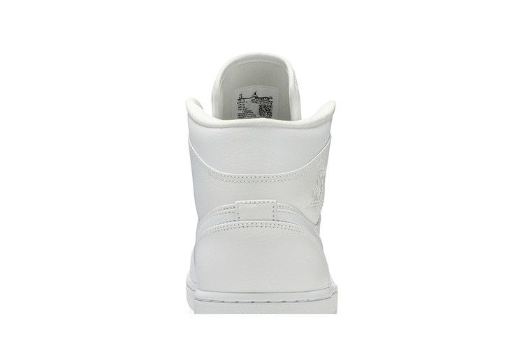 Air Jordan 1 Mid Triple White 2019