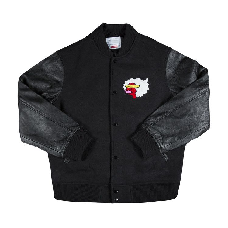 Buy Supreme Gonz Ramm Varsity Jacket 'Black' - FW17J30 BLACK | GOAT UK