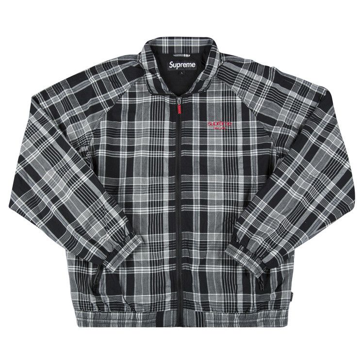 Supreme - Madras Track Jacket M ブラック 588309_01.jpg.jpeg