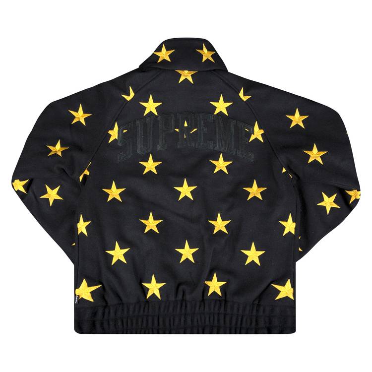 Buy Supreme Stars Zip Stadium Jacket 'Black' - FW16J10 BLACK