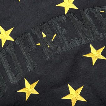 ０*７様 Supreme Stars Zip Stadium Jacket Lサ Supreme Stars Zip Stadium Jacket Black Men's - FW16 - US
