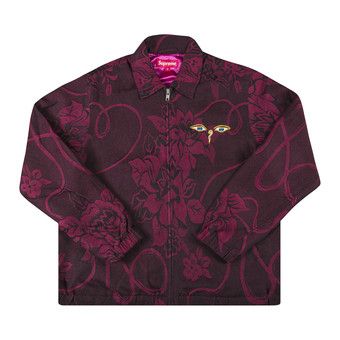 Buy Supreme Truth Tour Jacket 'Burgundy' - SS17J47 BURGUNDY | GOAT