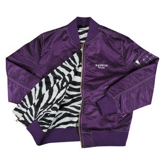 supreme MA-1ジャケット パープル　リバーシブル Buy Supreme Contrast Stitch Reversible MA-1 Jacket 'Purple