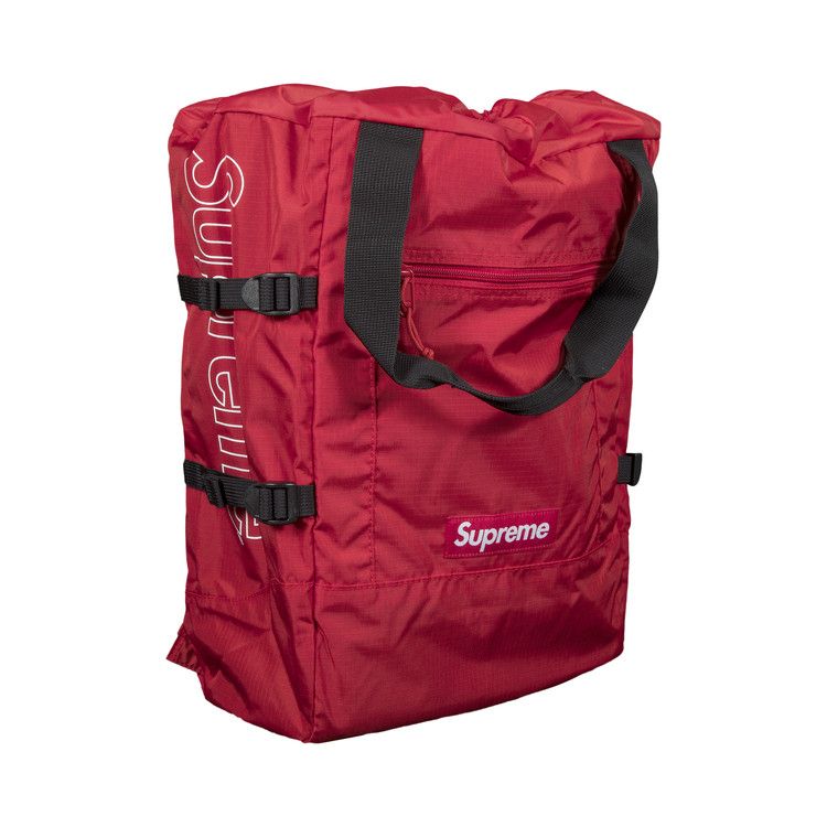 Buy Supreme Tote Backpack Red SS19B13 RED GOAT