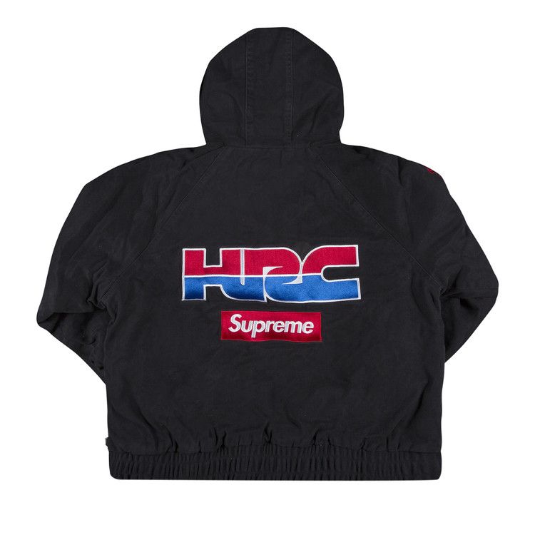 Buy Supreme x Honda Fox Racing Puffy Zip Up Jacket 'Black