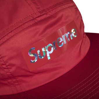 Supreme Holographic Camp Cap 'Red'