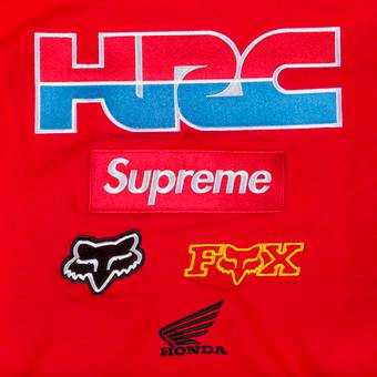 Supreme x Honda Fox Racing Crewneck 'Red' | GOAT