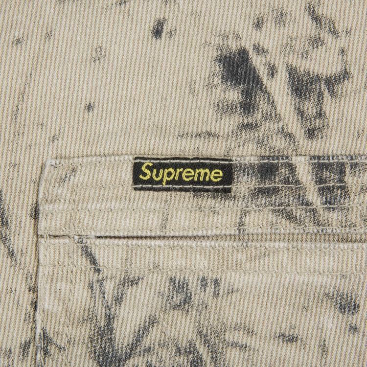 Buy Supreme Is Love Denim Work Jacket 'Tan' - FW19J53 TAN | GOAT