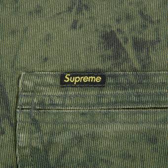 Supreme Is Love Denim Work Jacket 'Olive' | GOAT