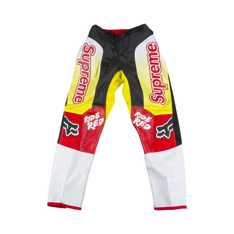 Supreme Fox Racing サイクルジャージ レッド/ホワイト ウェア