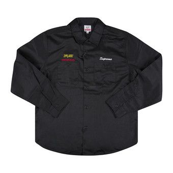 トップス supreme HONDA FOX RACING WORK SHIRT Buy Supreme x Honda Fox Racing Work Shirt 'Black' - FW19S25 BLACK