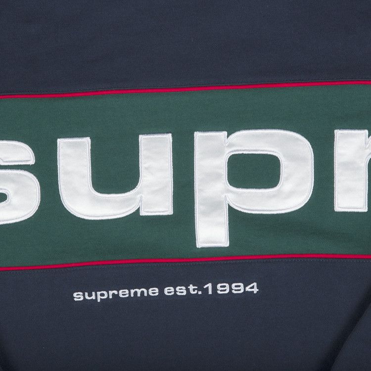 Buy Supreme Piping Crewneck 'Navy' - FW19SW53 NAVY | GOAT