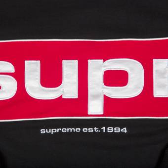 Buy Supreme Piping Crewneck 'Black' - FW19SW53 BLACK | GOAT CA