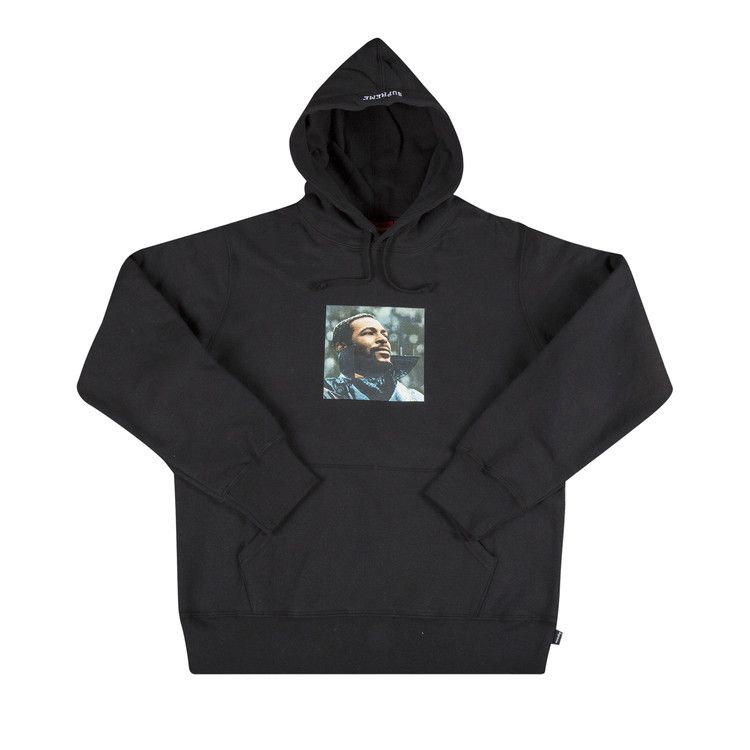 Buy Supreme Marvin Gaye Hooded Sweatshirt 'Black' - FW18SW84