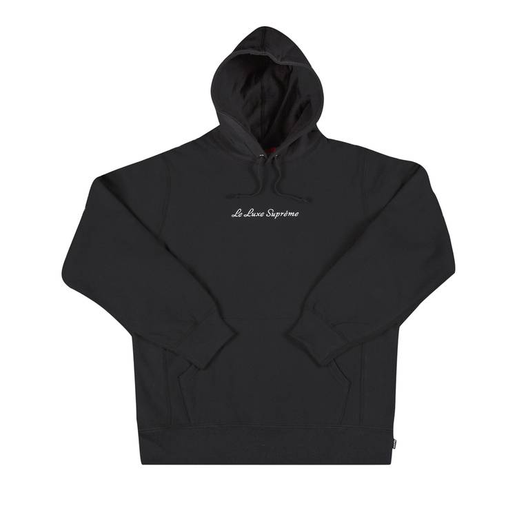 Buy Supreme Le Luxe Hooded Sweatshirt 'Black' - SS19SW61 ...
