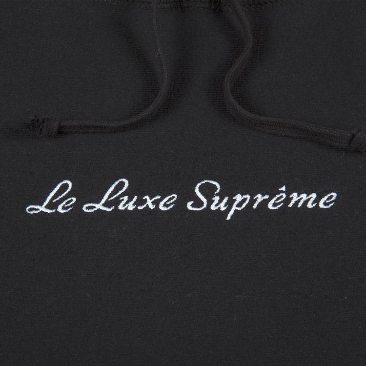 Supreme le luxe hoodie hot sale black