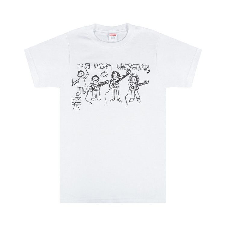 Buy Supreme The Velvet Underground Drawing T-Shirt 'White