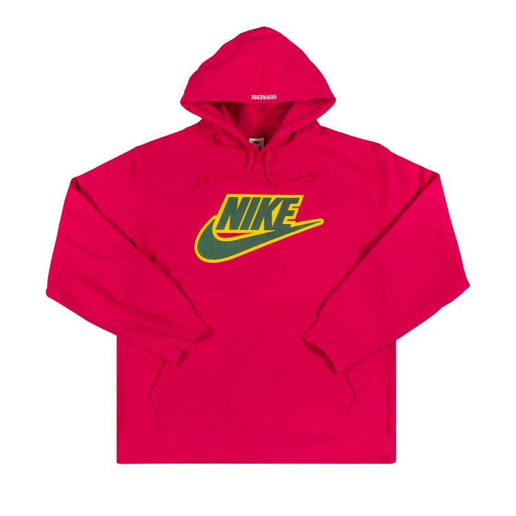 Buy Supreme x Nike Leather Appliqué Hooded Sweatshirt 'Black