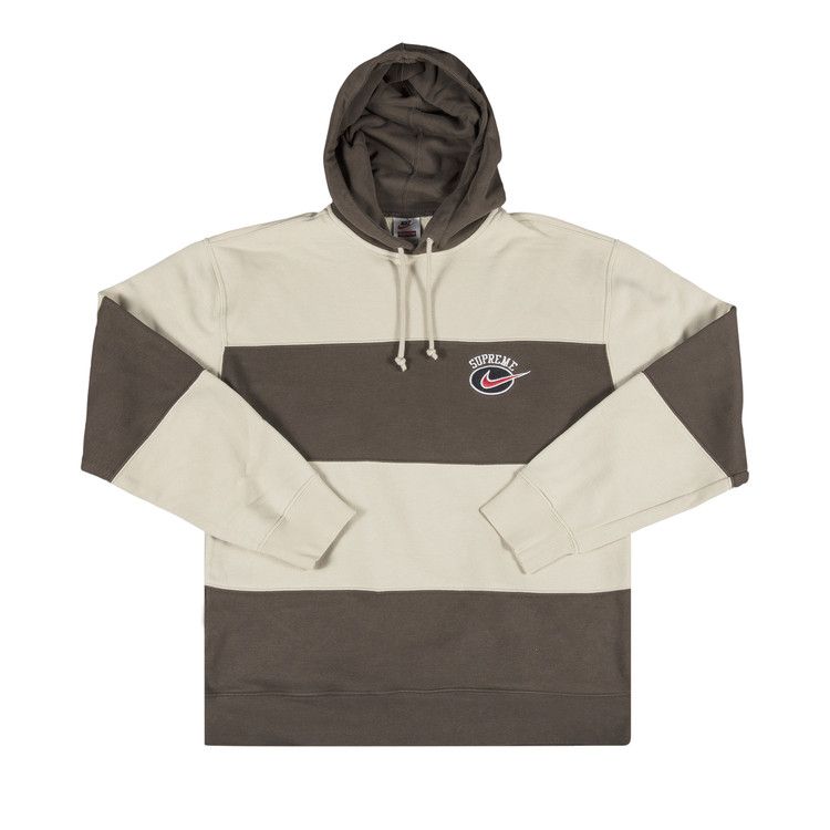 Supreme Nike Stripe hooded sweatshirt