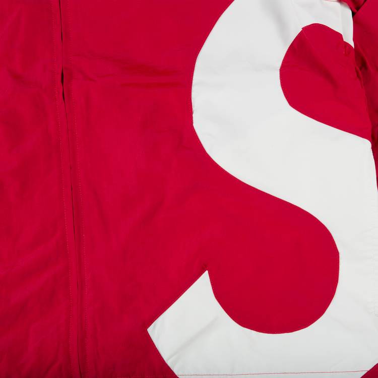 Supreme S Logo Track Jacket 'Red' | GOAT