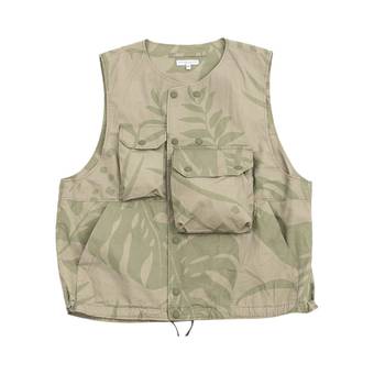 Buy Engineered Garments Cover Vest 'Khaki/Olive' - 22S1C003 KHAK