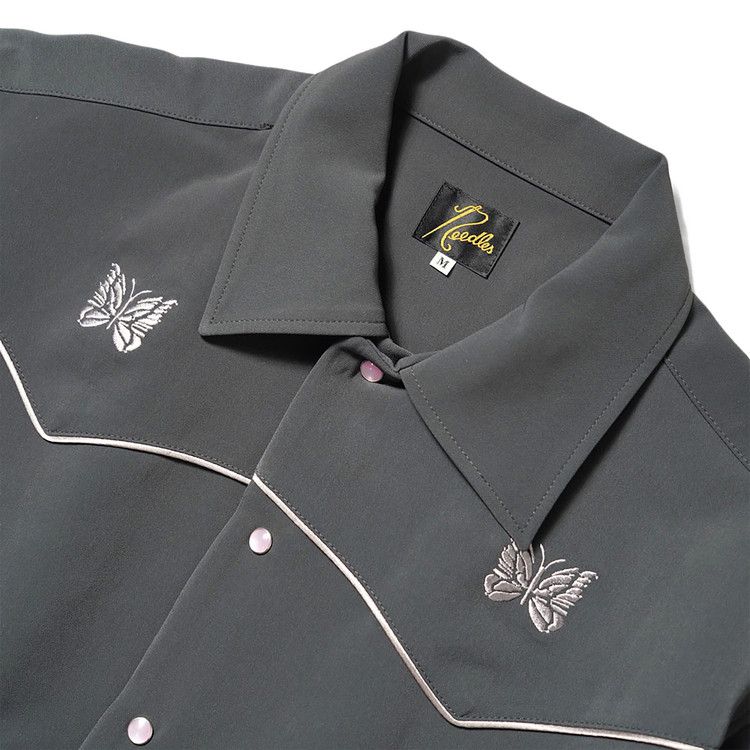 Buy Needles Piping Cowboy Jacket 'Charcoal' - LQ162 CHAR | GOAT