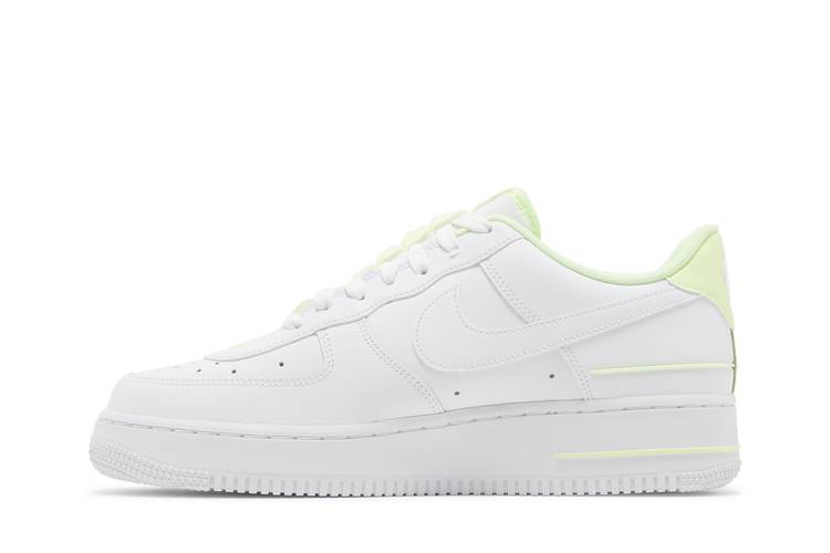 Nike Air Force 1 Low Worldwide White Barely Volt (GS) for Women