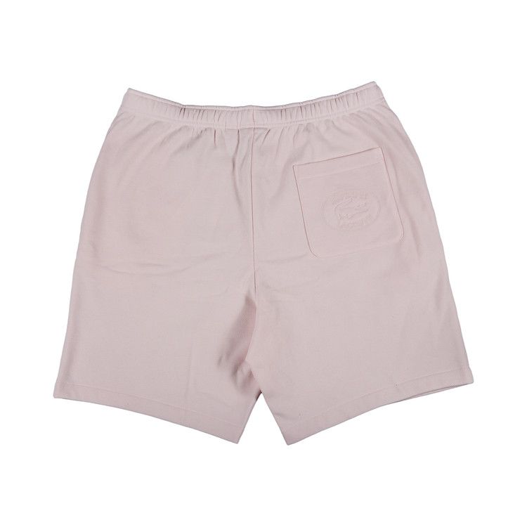 Supreme X Lacoste Pique Shorts Pink
