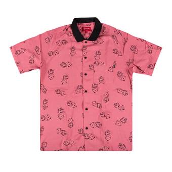 Buy Supreme Dice Rayon Short-Sleeve Shirt 'Pink' - SS19S26 PINK | GOAT