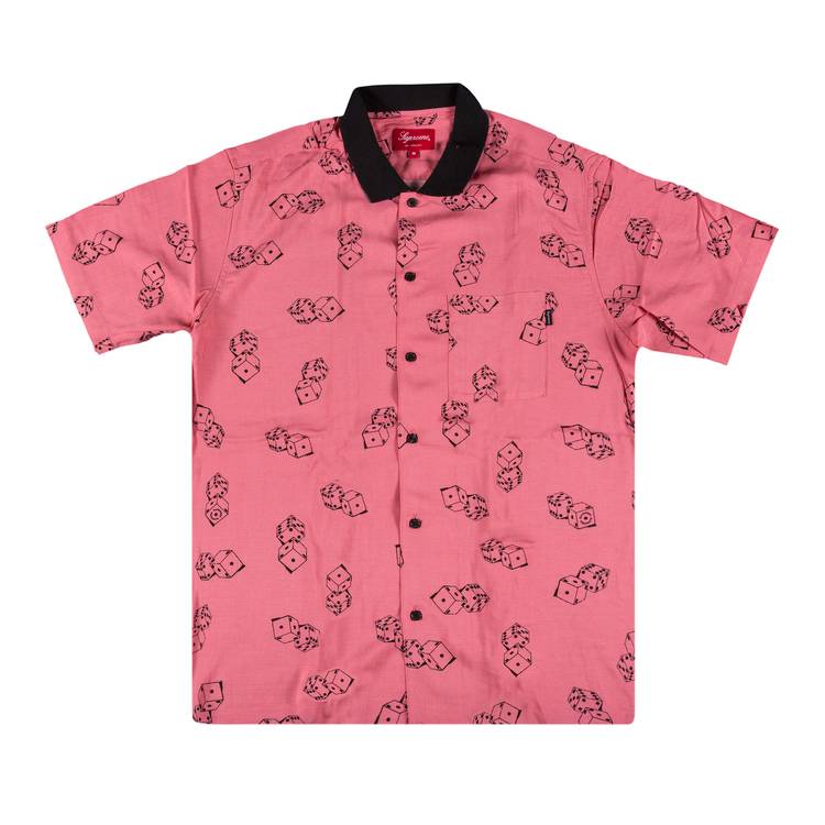 Buy Supreme Dice Rayon Short-Sleeve Shirt 'Pink' - SS19S26 PINK ...
