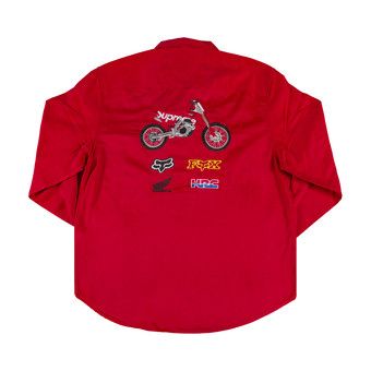 Supreme Honda Fox Racing Work Shirt サイズM Supreme Honda Fox Racing Work Shirt (FW19) - $148