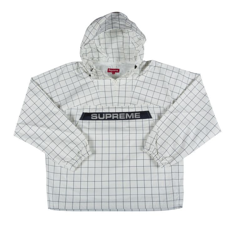 Buy Supreme Heavy Nylon Anorak 'Windowpane' - FW19J46