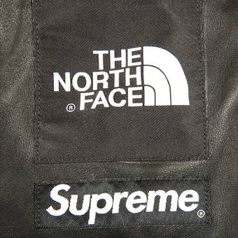 Supreme x The North Face Leather Mountain Parka 'Black' | GOAT