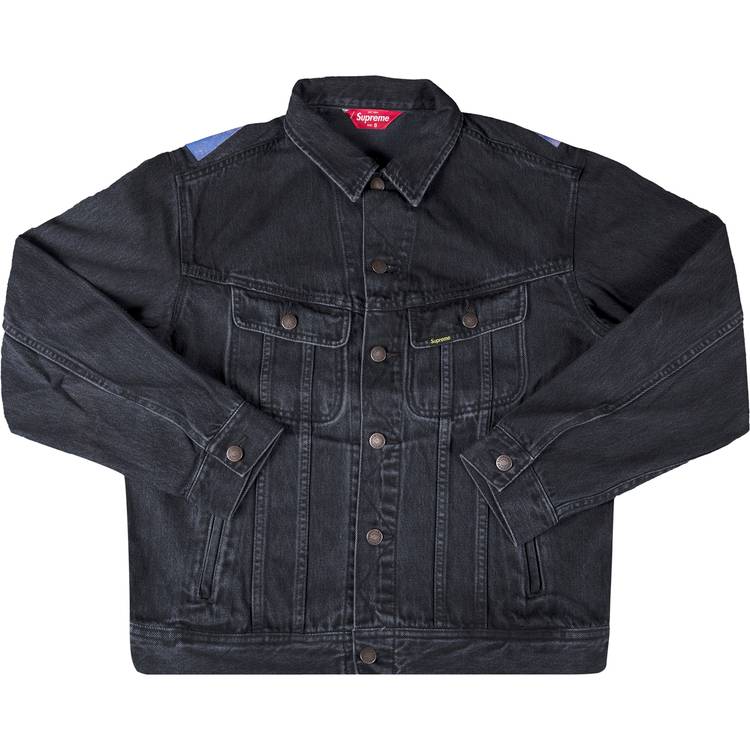 Supreme New York Painted Trucker Jacket 'Black'