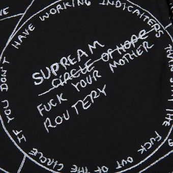 Buy Supreme Gonz Embroidered Map Sweatshort 'Black' - SS19SW32