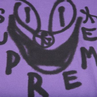 Supreme smile tee purple sale