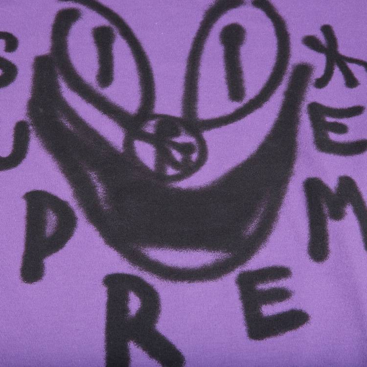 Buy Supreme Smile T-Shirt 'Purple' - FW18T26 PURPLE