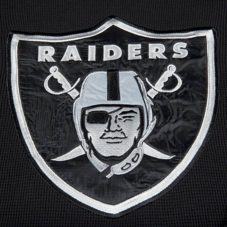 Buy Supreme x NFL Raiders ' Thermal 'Black'   SSKN BLACK   GOAT