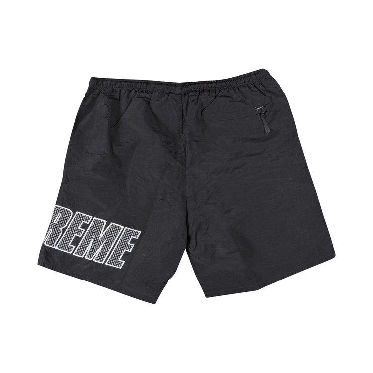 水着・ラッシュガード Supreme Logo Applique Water Short black Buy Supreme Logo Appliqué Water Short 'Black' - SS19SH24 BLACK | GOAT