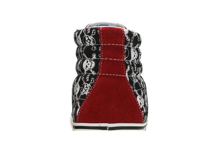 Vans Sk8-Hi 38 Dx Skulls Red Black