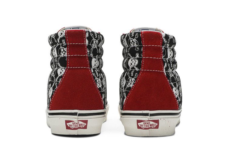 Vans Sk8-Hi 38 Dx Skulls Red Black