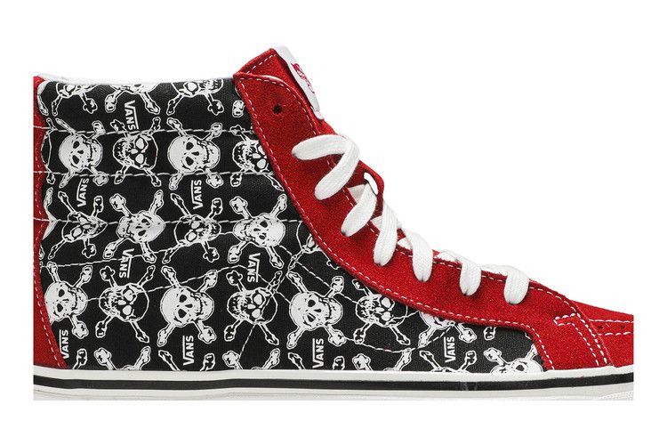Buy Sk8-Hi 38 DX 'Skulls Red Black' - VN0A38GFX7Z | GOAT